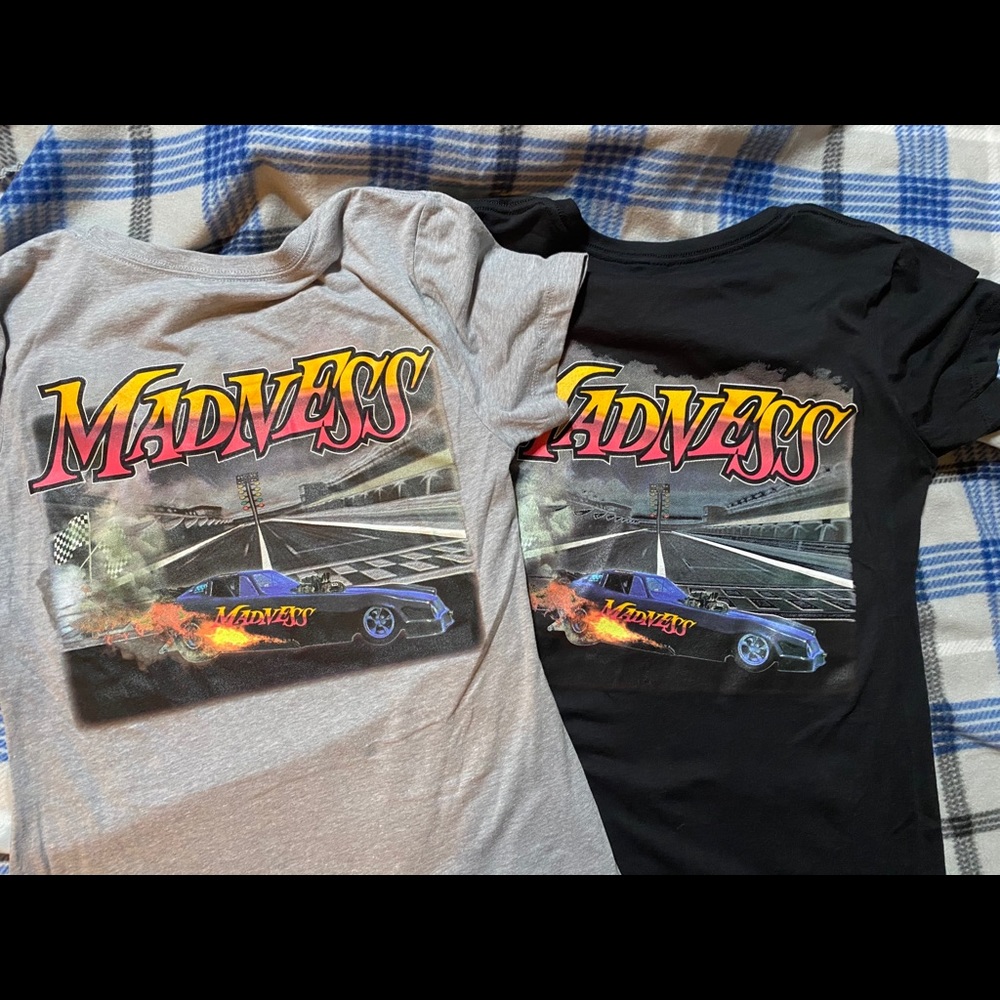 2 Madness Nitro racing- funny car T-shirt